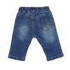 Fox &amp; Finch Boys Pull On Denim Jeans - Mid Indigo