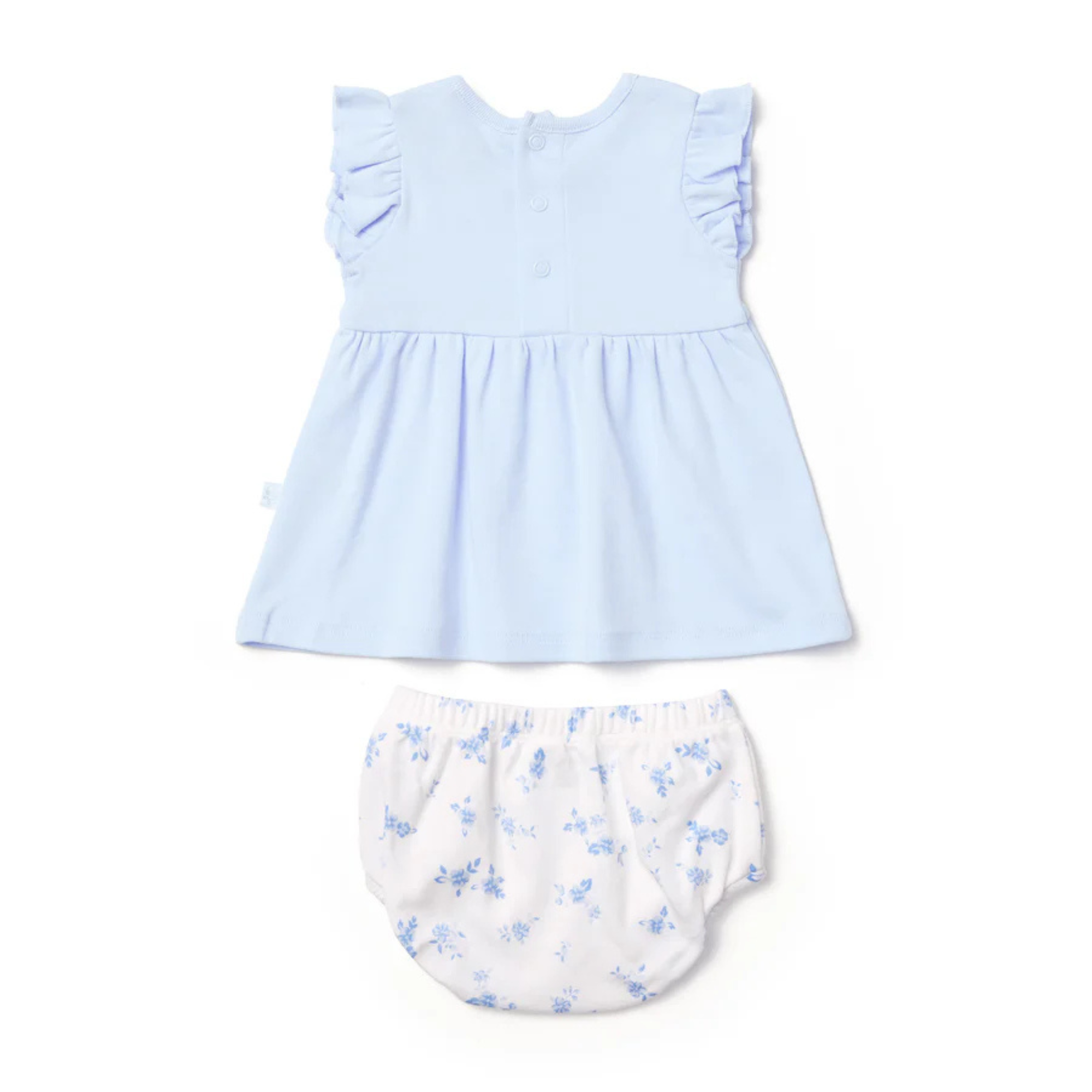 Marquise Seascape Floral Dress &amp; Bloomer Set