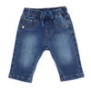 Fox &amp; Finch Boys Pull On Denim Jeans - Mid Indigo