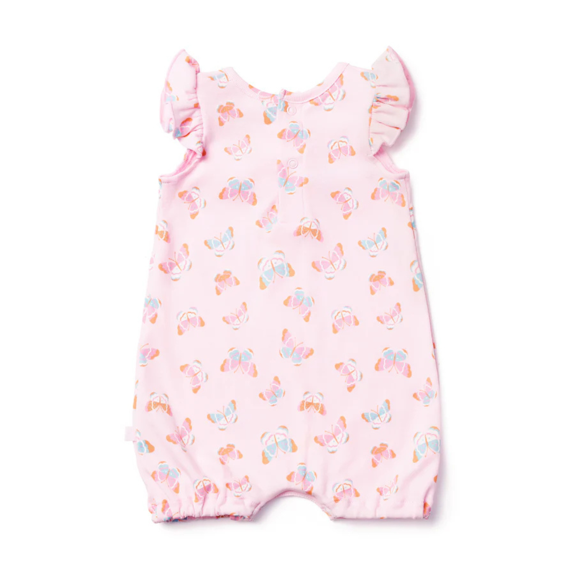 Marquise Pink Butterfly Frill Romper