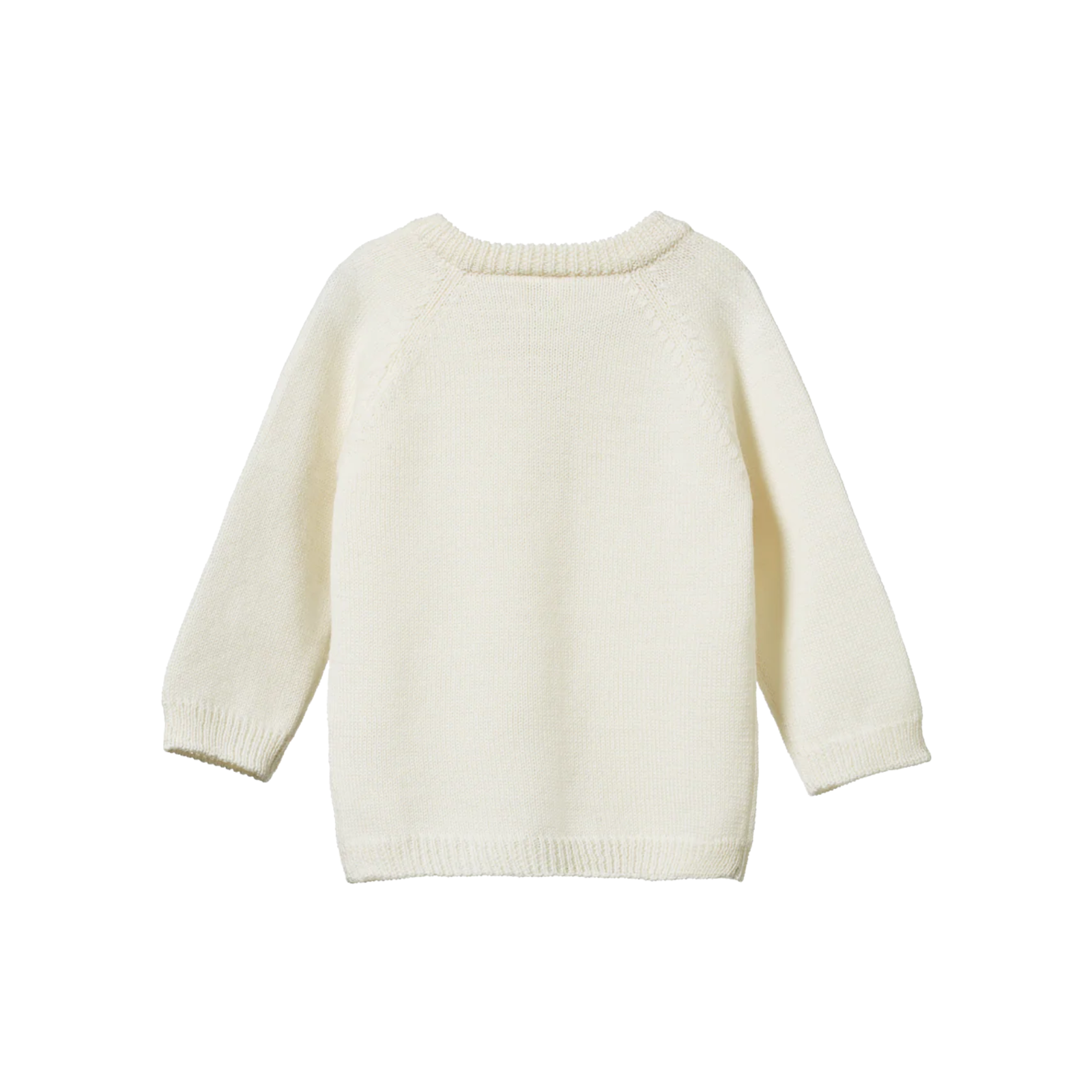 Nature Baby Merino Knit Cardigan - Natural