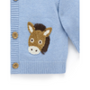 Purebaby Fiesta Friends Cardigan - Caribbean Melange