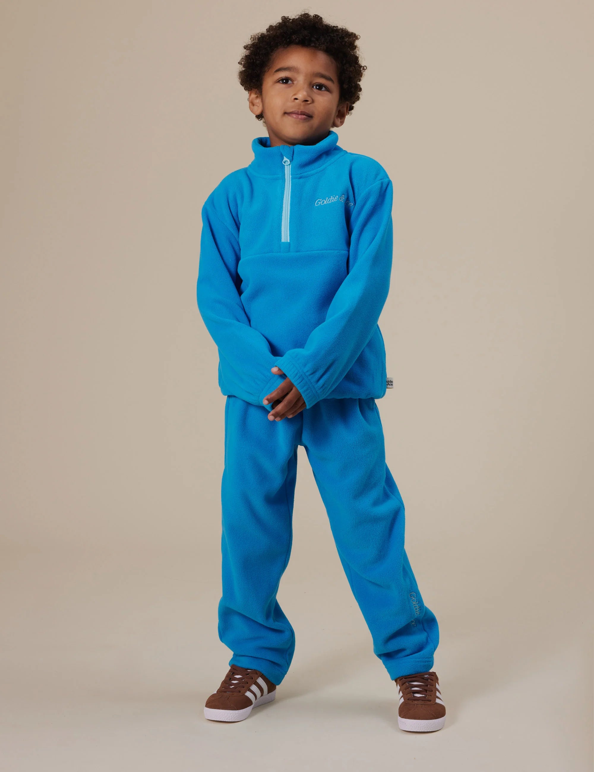 Goldie and Ace Bobbi Polar Fleece Sweatpants Lake