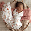BUTTERFLY -Snuggle Hunny Organic Jersey Wrap &amp; Beanie Set