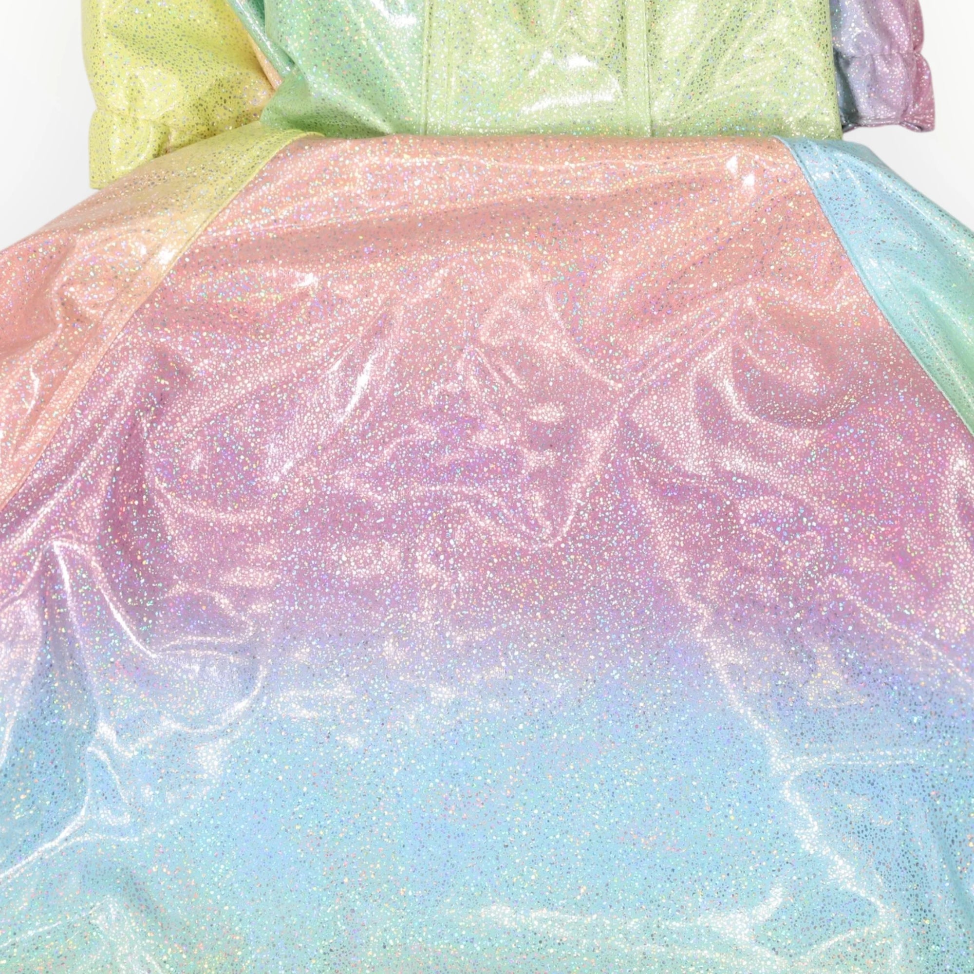 Korango Unicorn Glitter Rainbow Raincoat - Pink