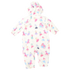 Korango Dancing Unicorns Rain Suit - Cream