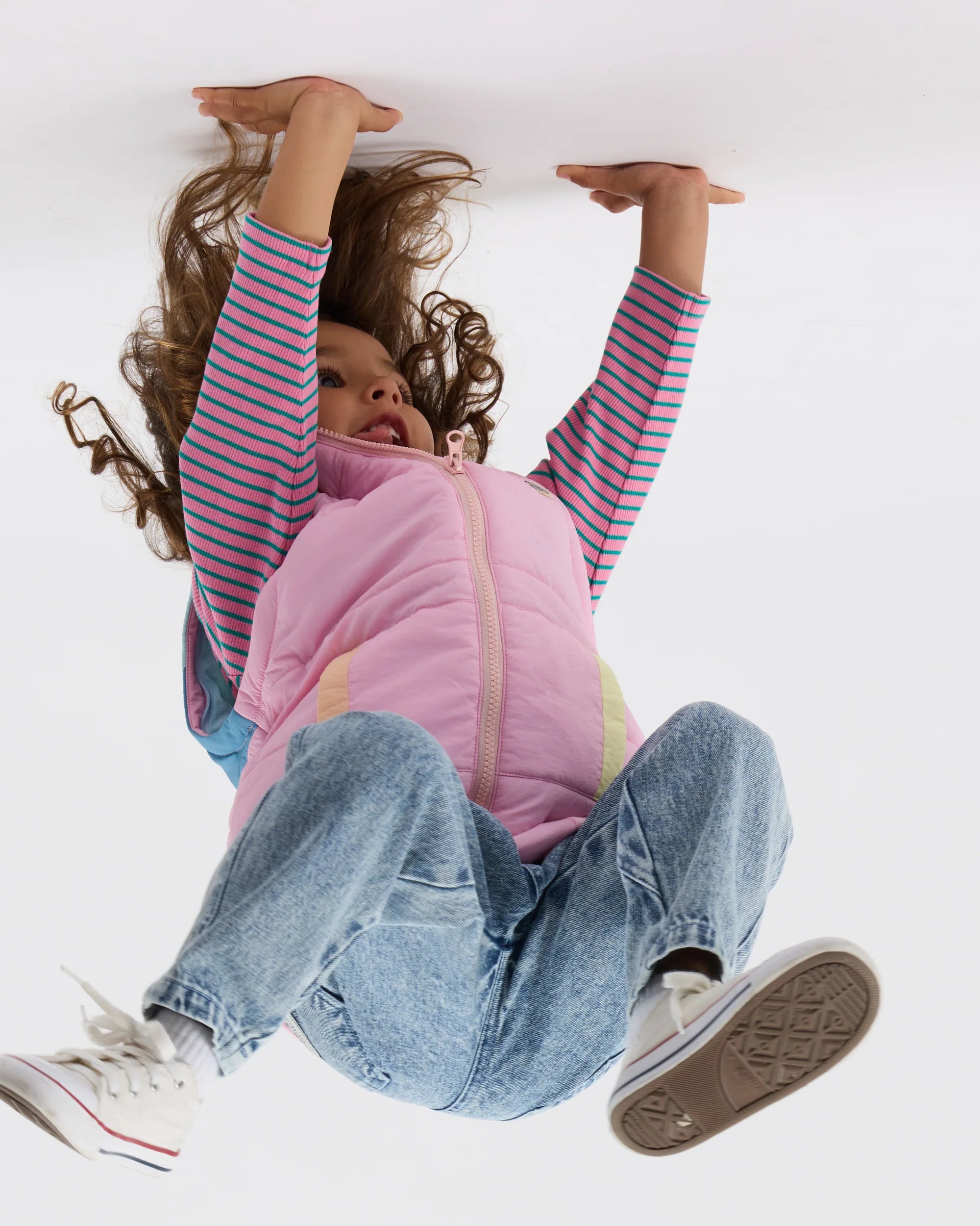 Goldie +Ace Charlie Sunrise Parka Jacket/Vest - Pastel