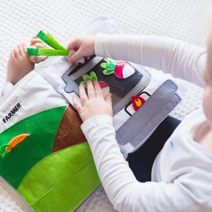 When I Grow Up Fabric Activity Book by Curious Columbus Kids