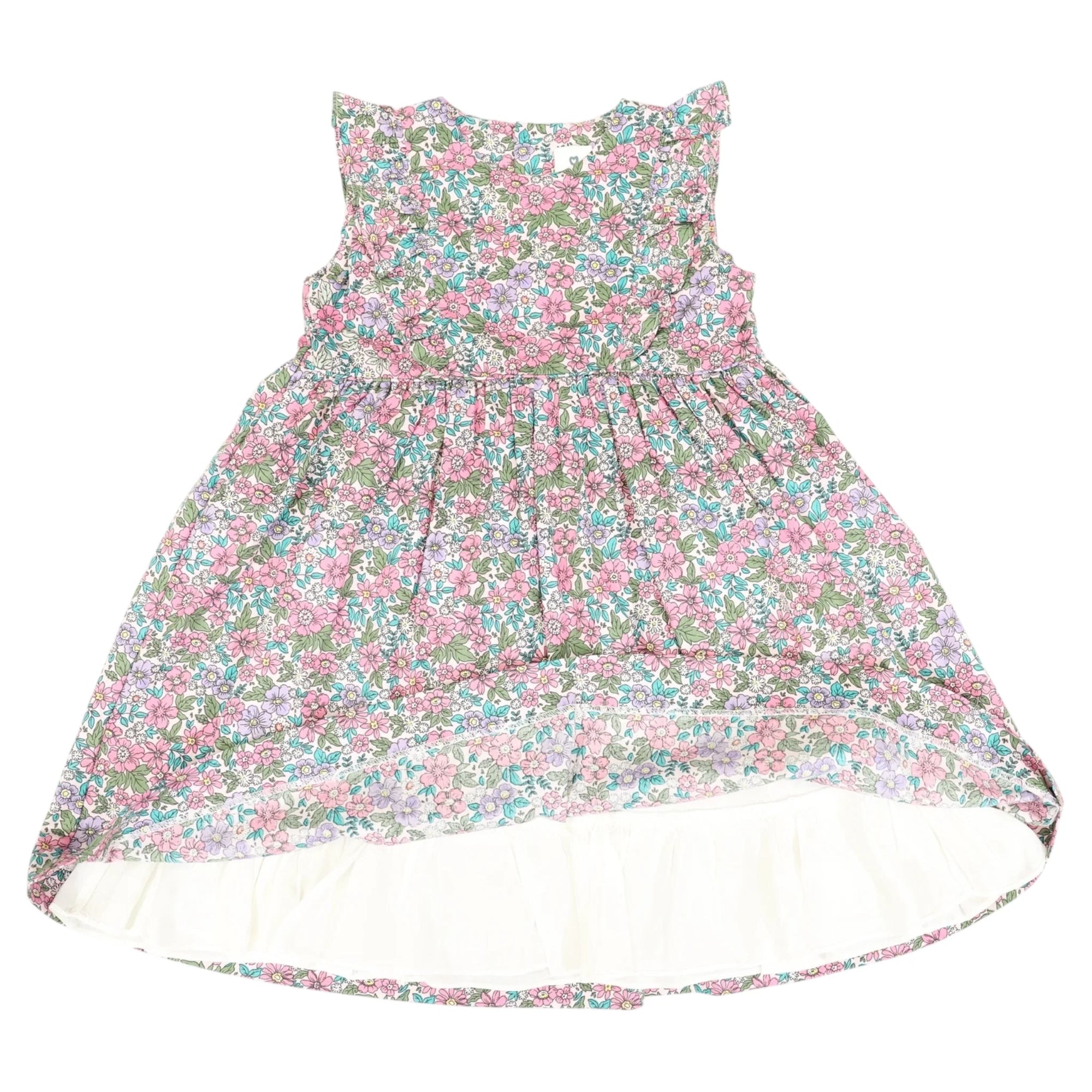 Bold Floral Pink Dress