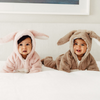 Fox &amp; Finch Latte Faux Fur Bunny Onesie - Latte