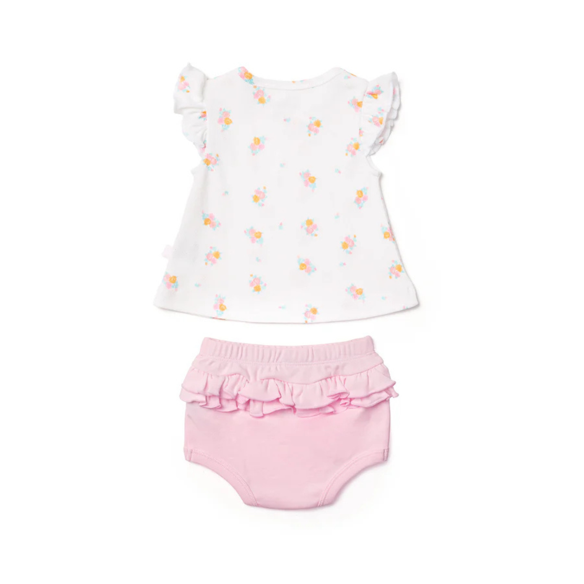 Marquise Vintage Floral Top &amp; Frill Bloomer Set