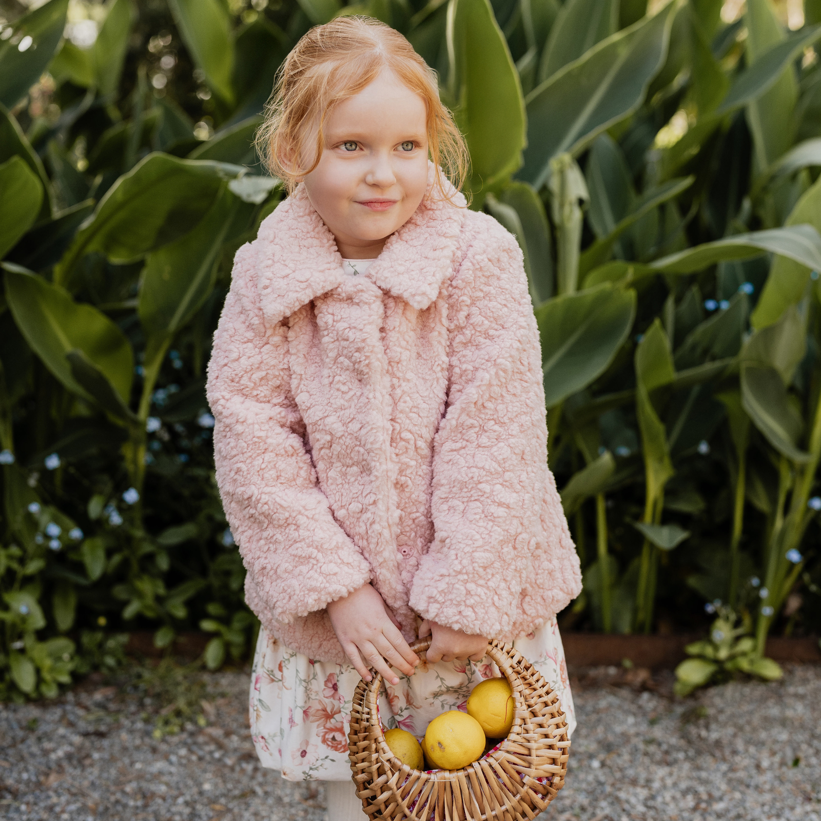 Bebe Emmy Sherpa Jacket - Dusty Rose