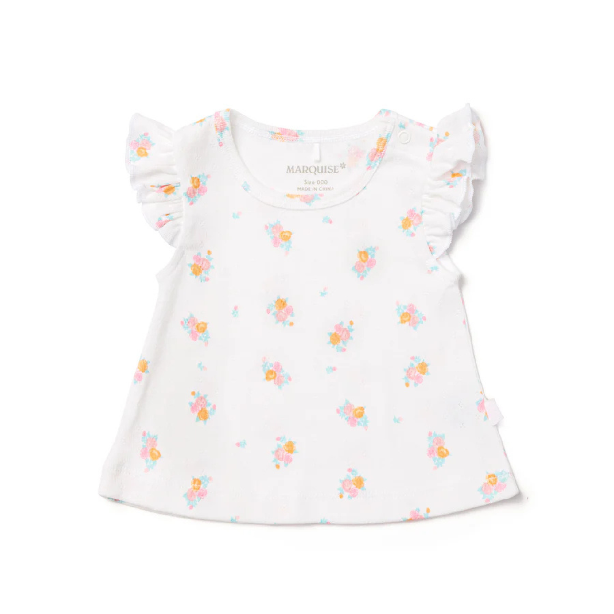 Marquise Vintage Floral Top &amp; Frill Bloomer Set