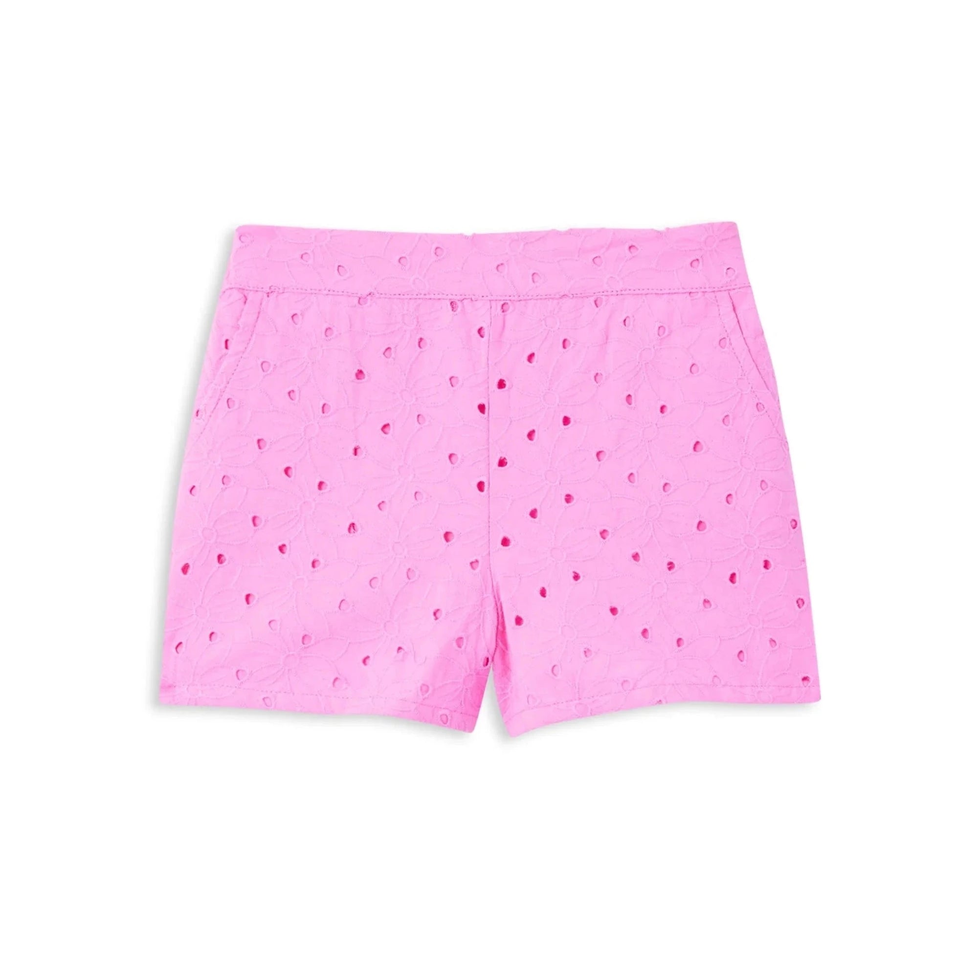 Pink Broderie Short - Milky