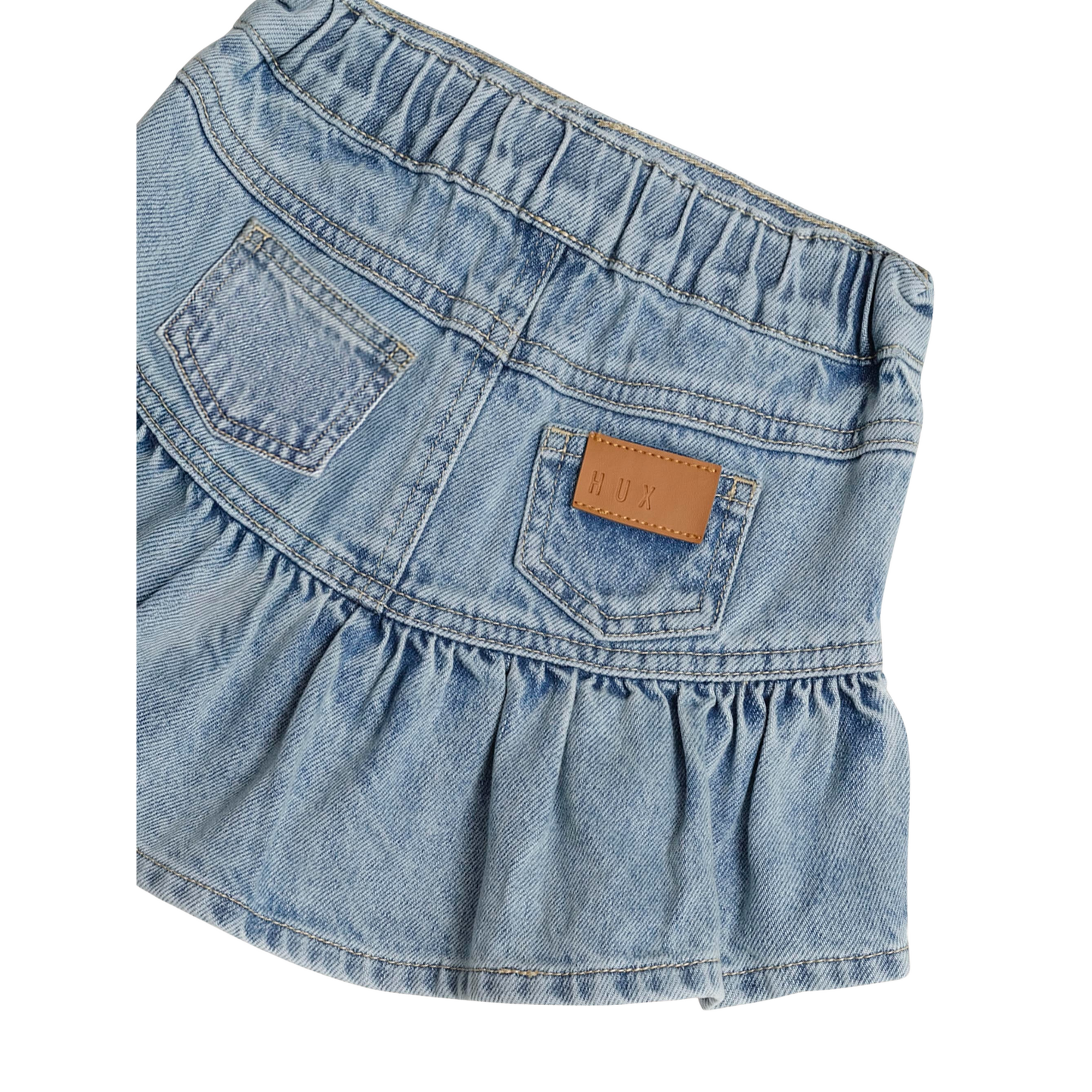 Huxbaby - Dreamy Denim Frilly Skirt