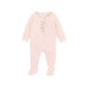 Bebe Nancy Velour Ls Zip Onesie