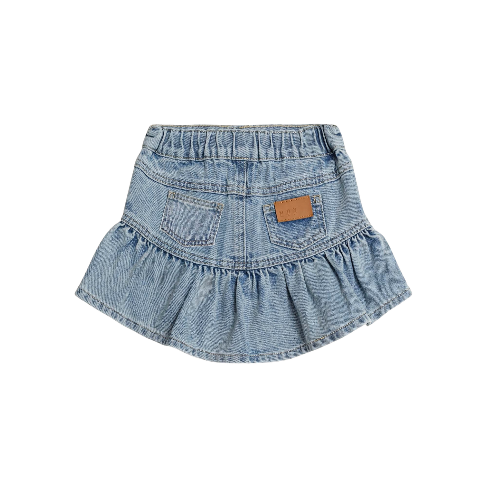Huxbaby - Dreamy Denim Frilly Skirt