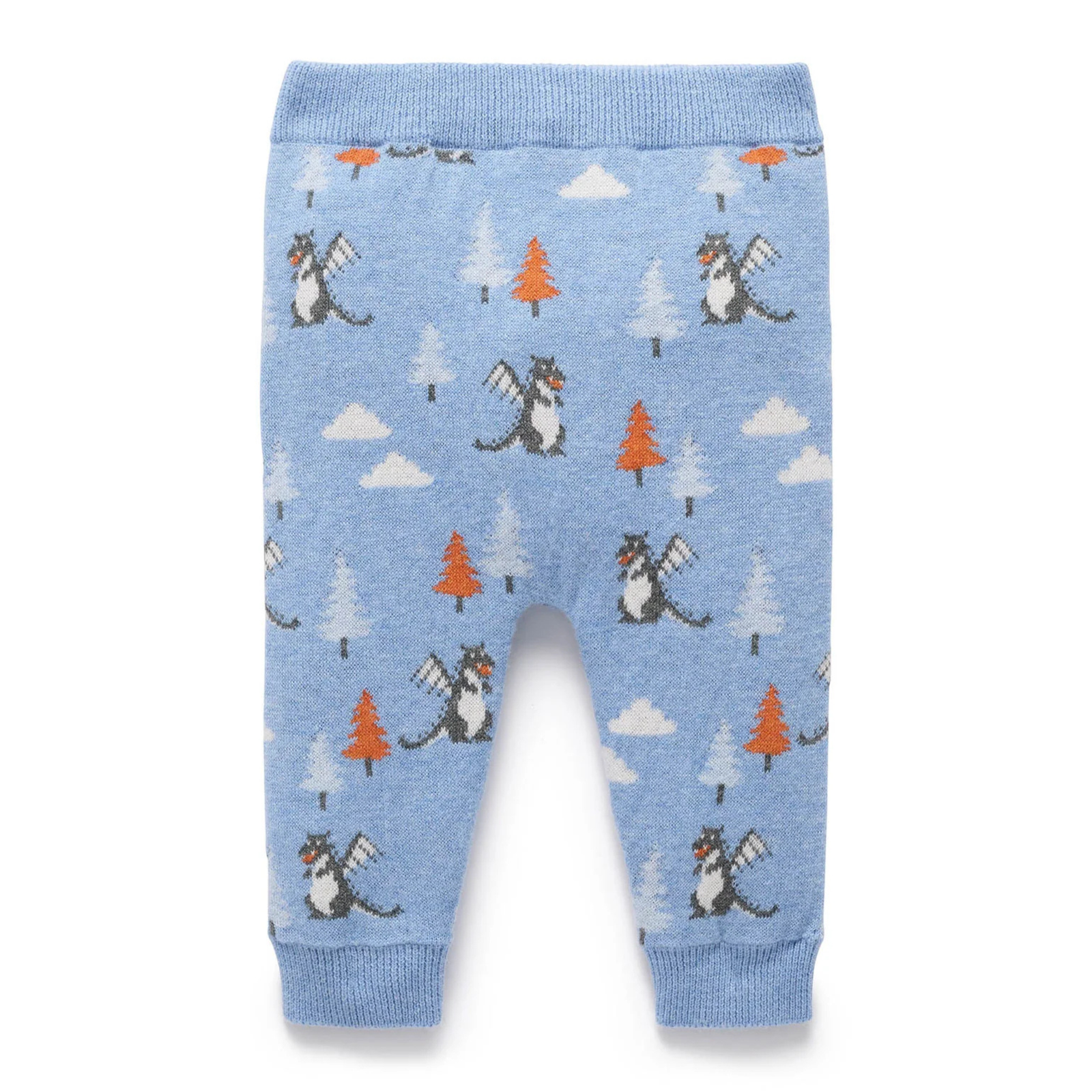 Purebaby Magical Forest Leggings - Forest Jacquard