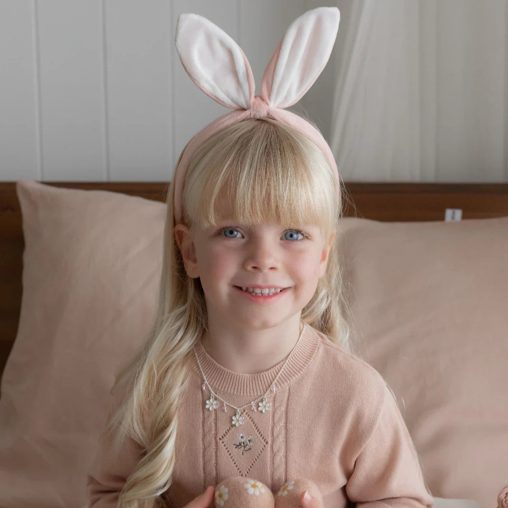 Lauren Hinkley Pink Velvet Bunny Headband
