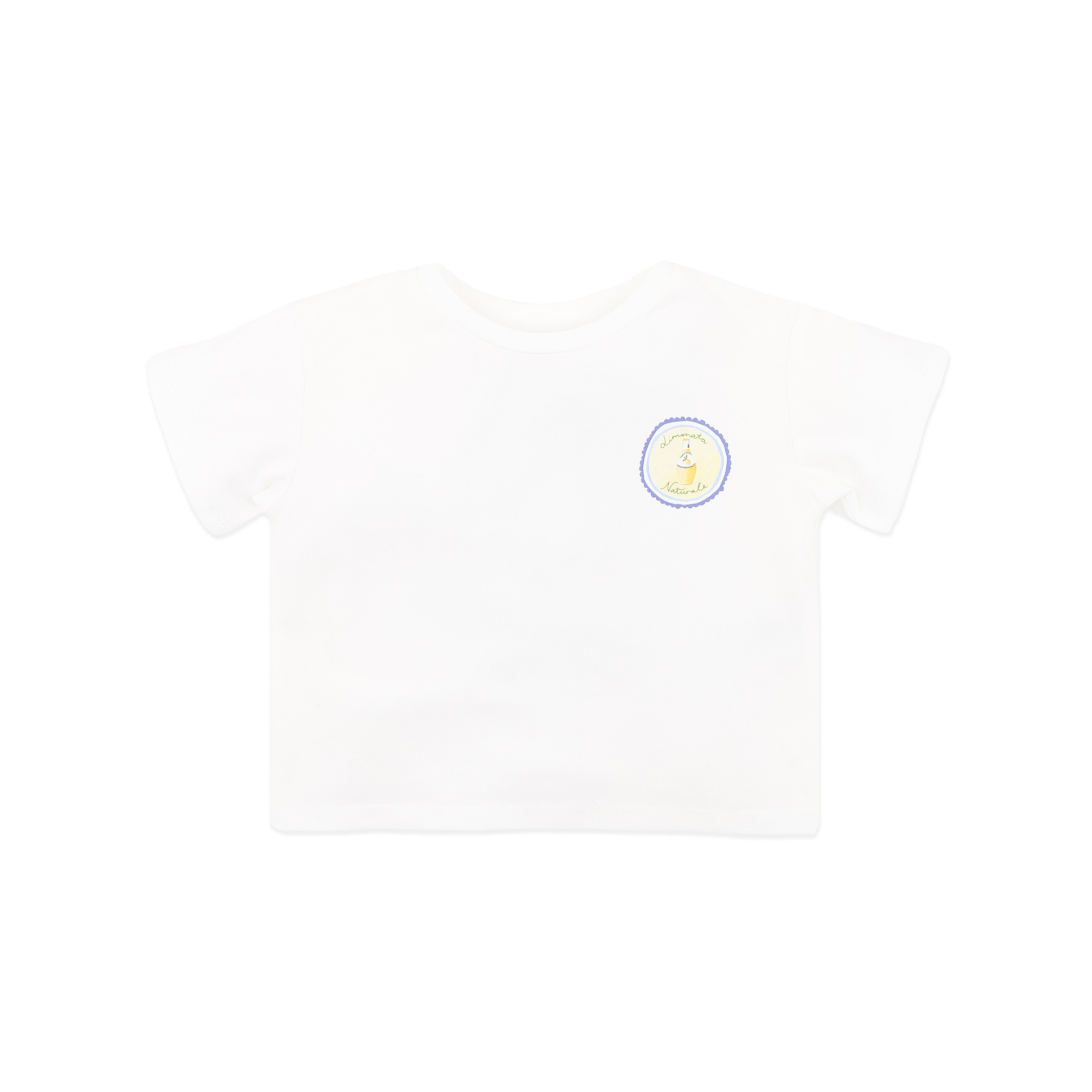 Fox &amp; Finch Piccolina Organic Limonata Tee - White