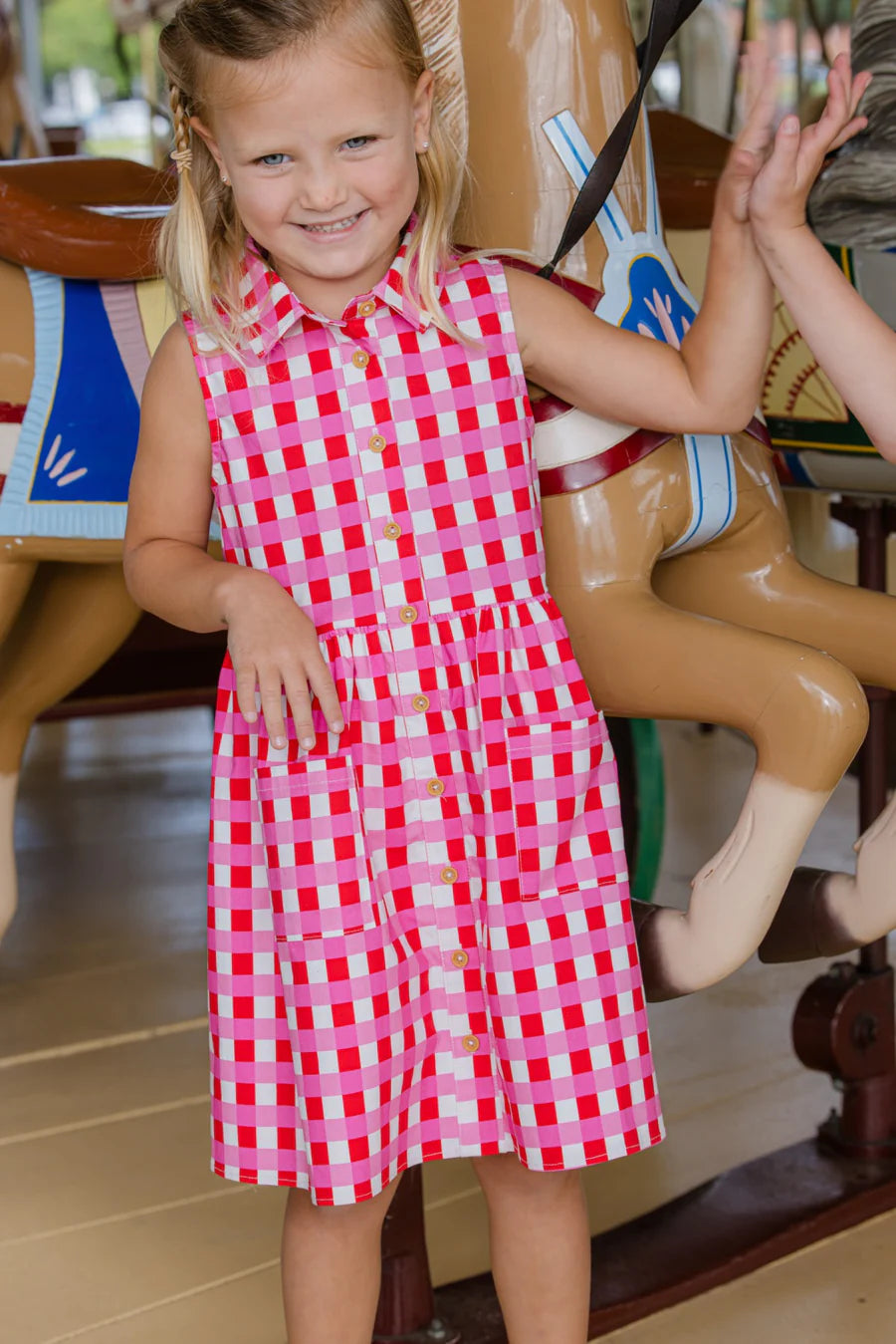 Milky Lollipop Check Dress