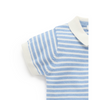 Purebaby Knitted Polo Set - Caribbean Melange