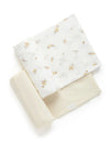2 Pack Muslin Wrap - Wheat Wattle Bee