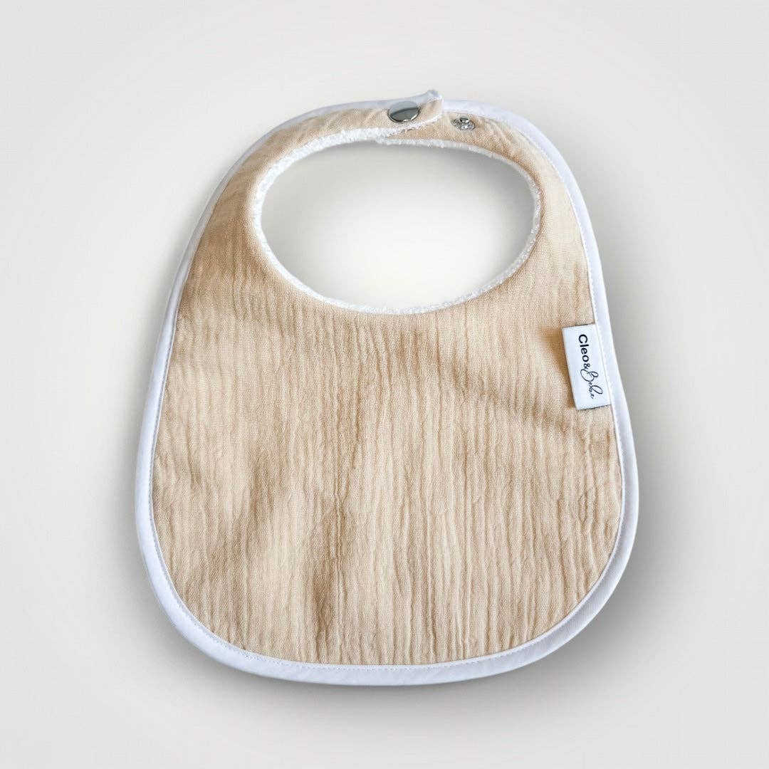 Cleo & Bebe Waterproof Bib Classic - Sand