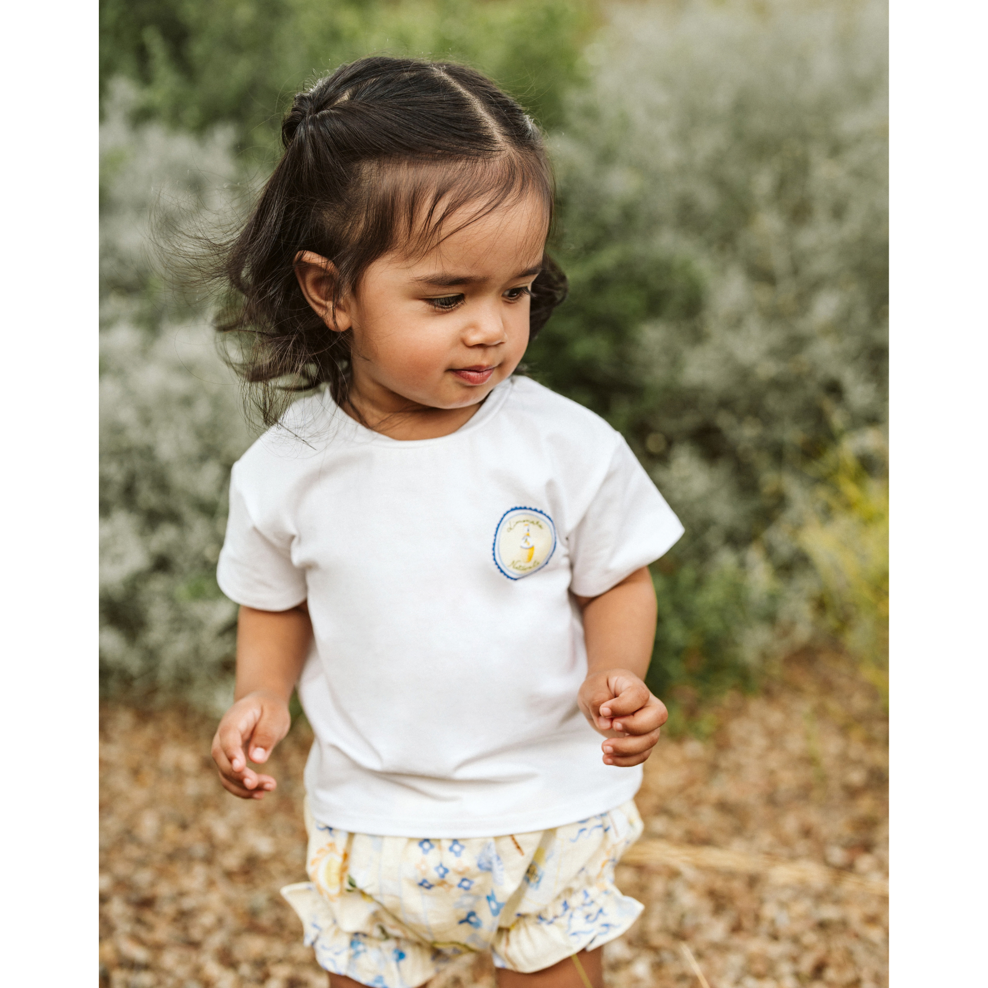 Fox &amp; Finch Piccolina Organic Limonata Tee - White