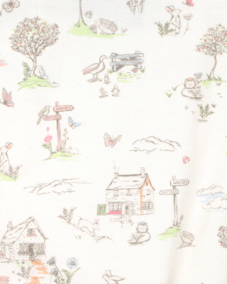 Bebe Beatrice Organic Short Sleeve zipsuit