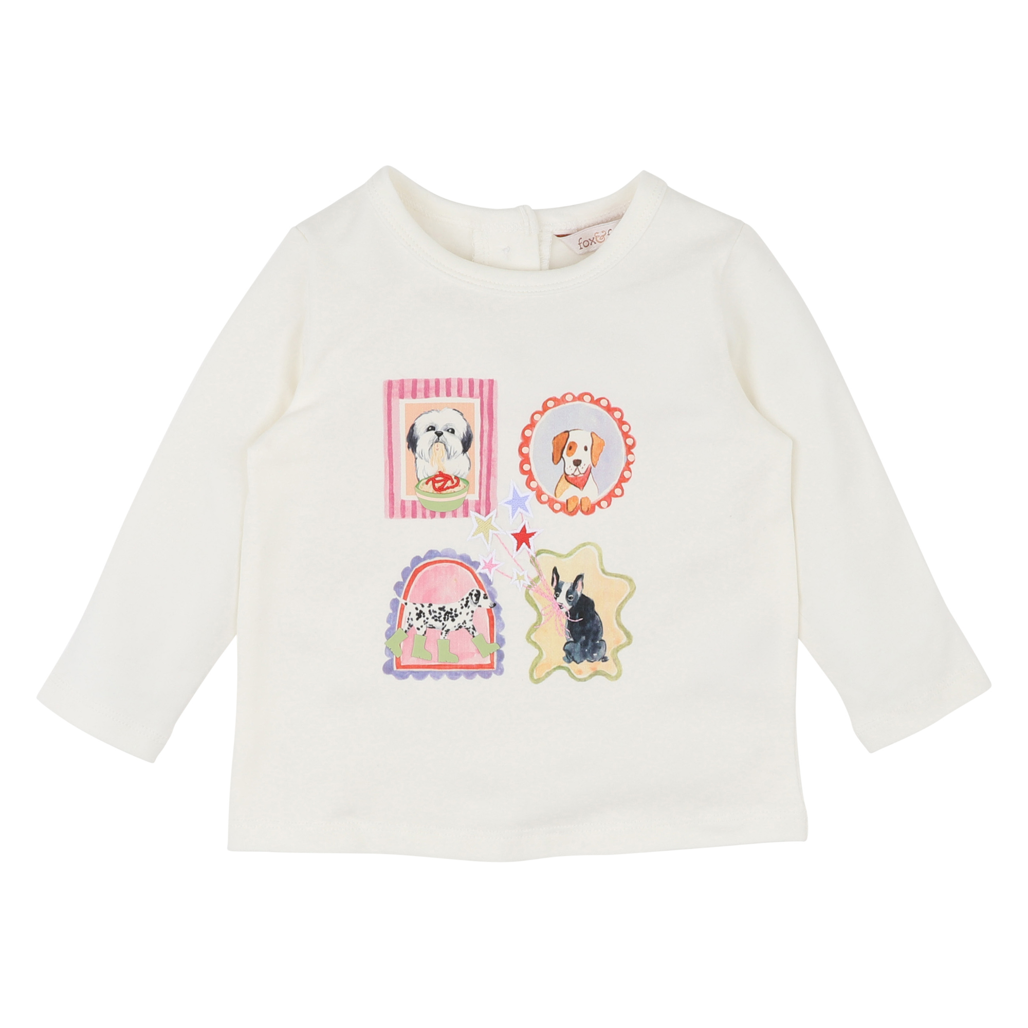 Fox &amp; Finch Winter Vacay Organic Long Sleeve Tee - Warm Cream