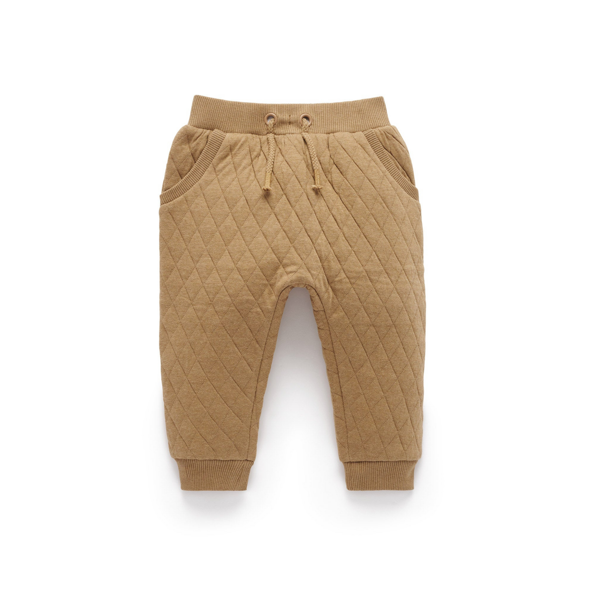 Purebaby Quilted Track Pant - Barn Melange