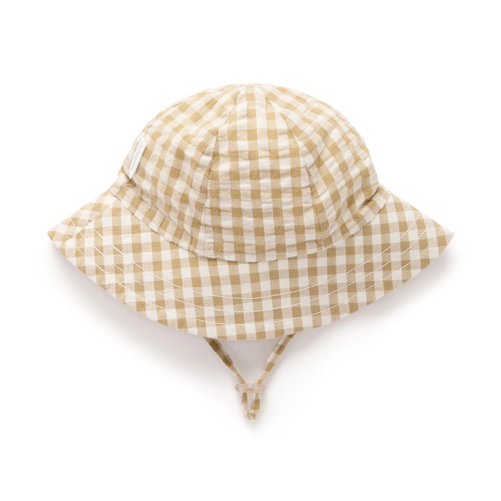 Purebaby Gingham Hat - Burrito Gingham