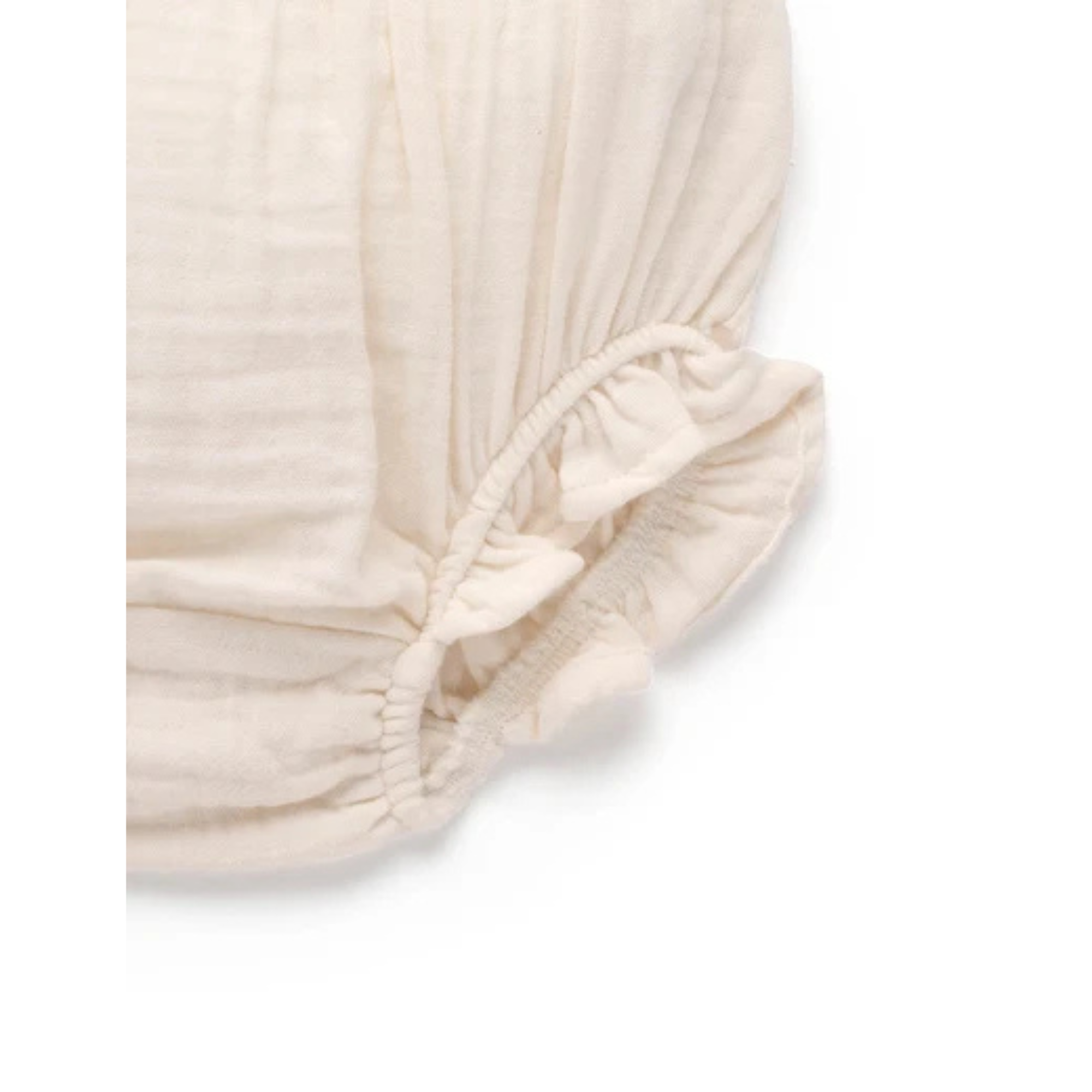 Purebaby Ruffle Bloomer - Cloud