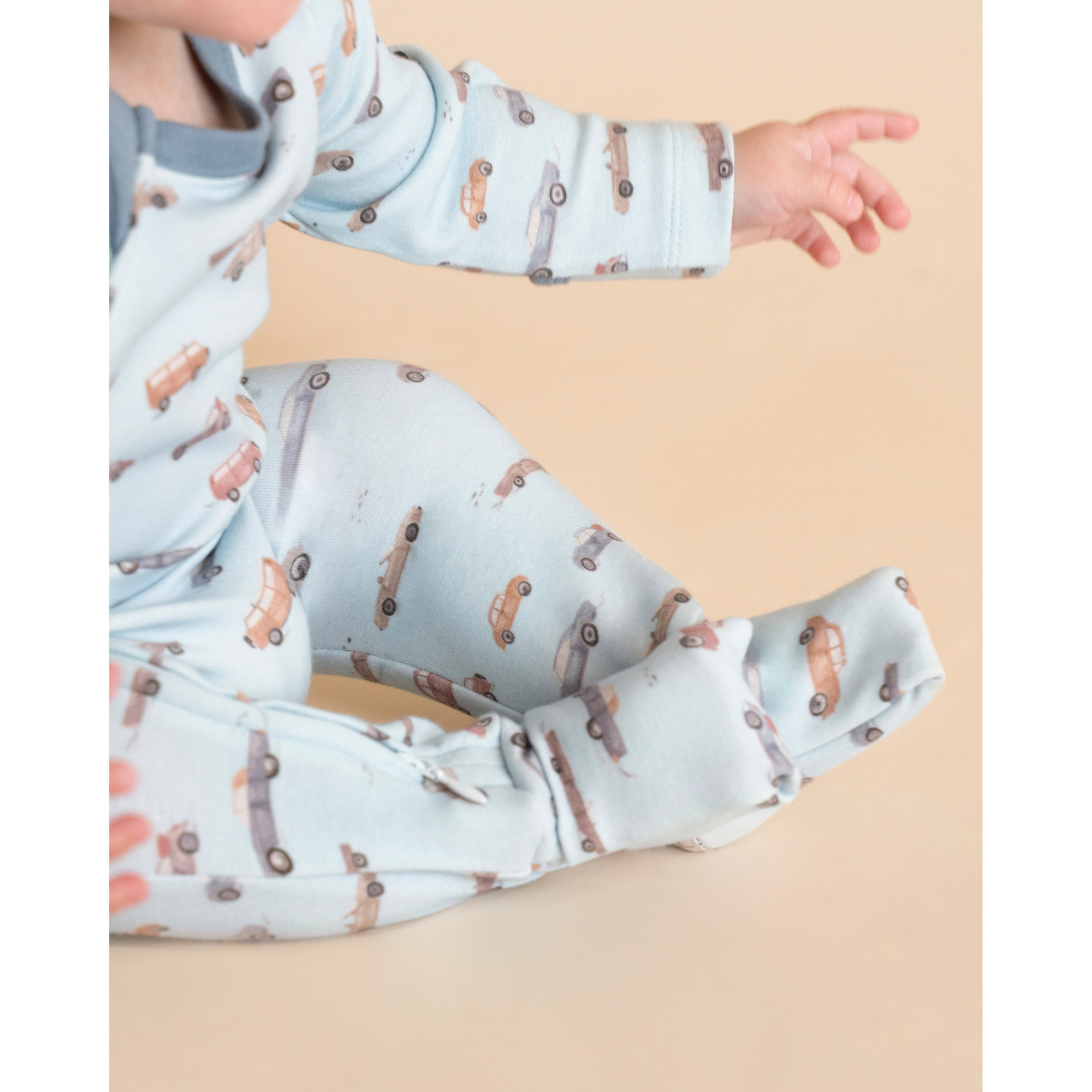 Bebe Alvin car organic ls zipsuit - Alvin print
