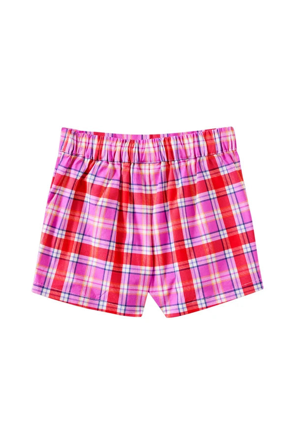 Sunset Plaid Check Short