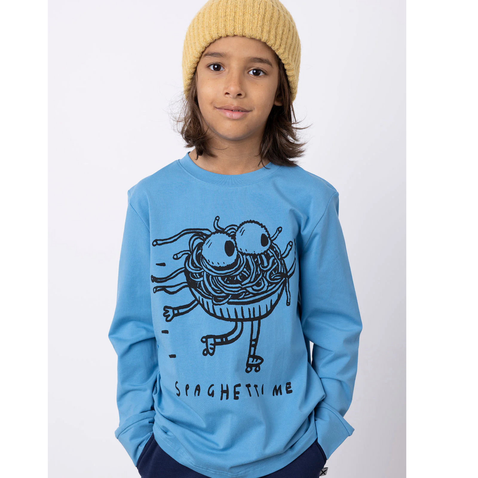 Minti Spaghetti Me Tee - Steel