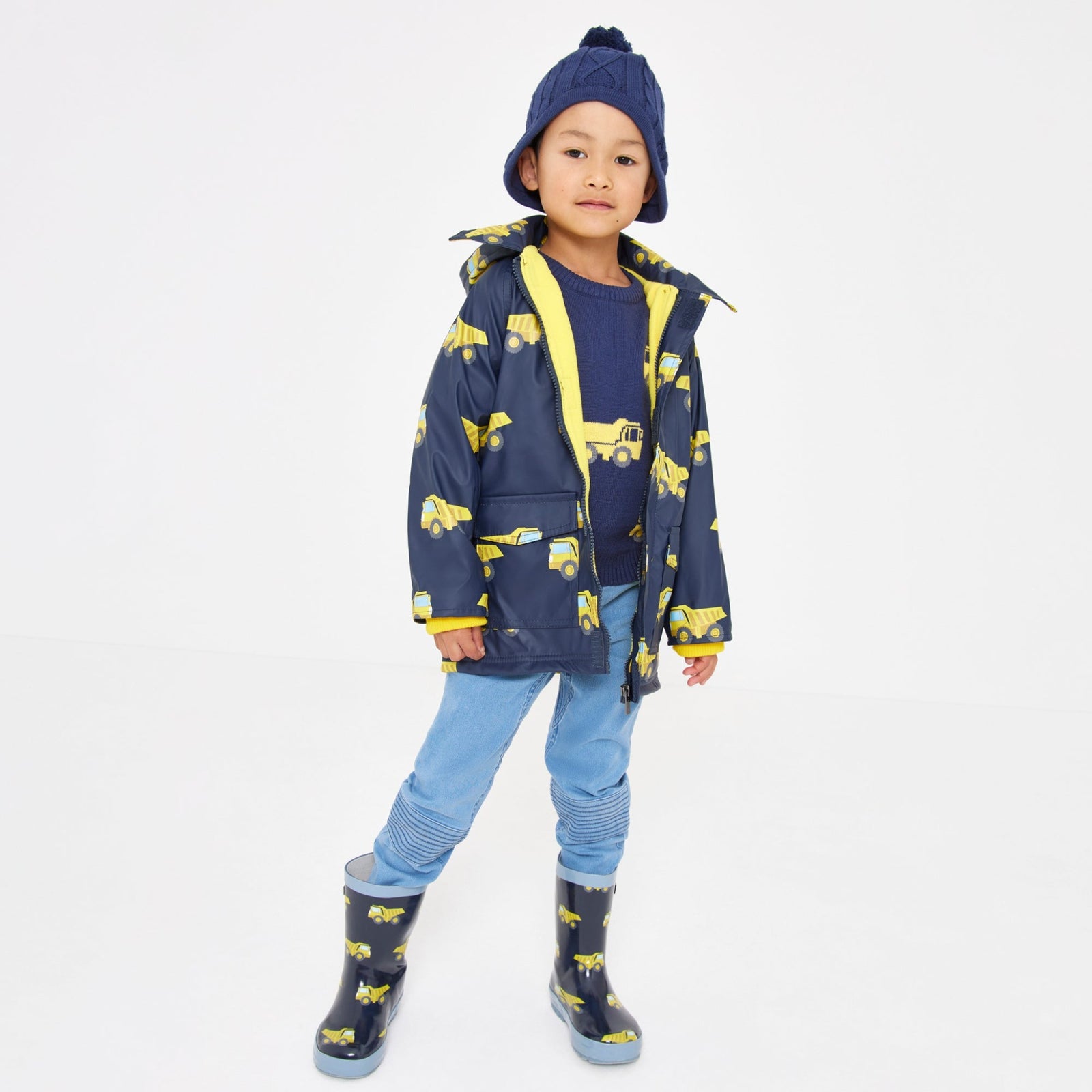 Korango Truck Raincoat - Navy