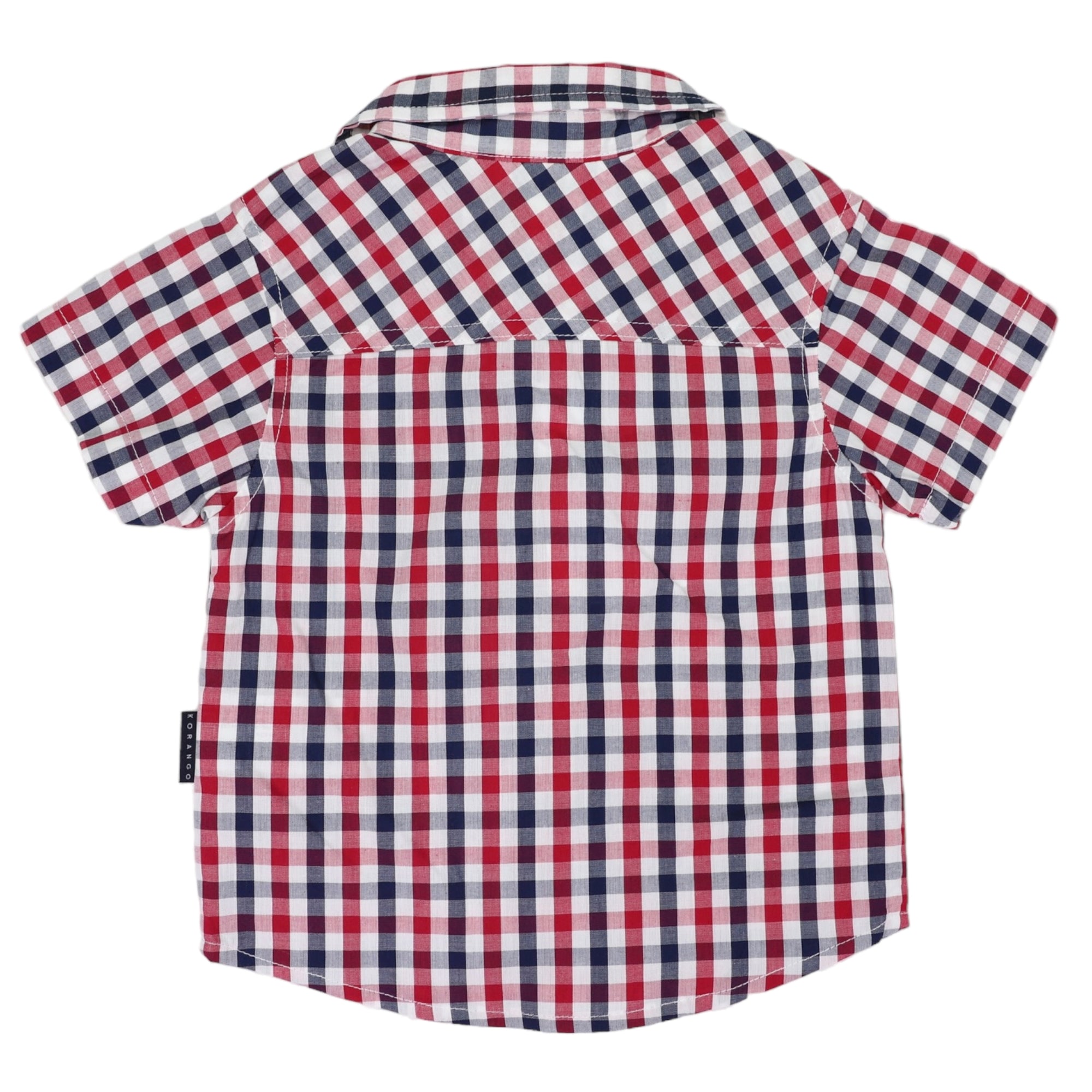 Korango Short Sleeved Shirt Red Check