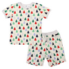 Korango Cotton PJs Xmas Tree Print - Cloud