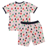 Korango Cotton PJs Xmas Tree Print - Pink