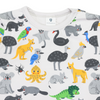 Korango Australian Animal Tee - Grey