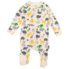 Korango Australian Animal Zip Onesie - Beige