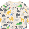 Korango Australian Animal Zip Onesie - Beige
