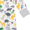 Korango Australian Animal Zip Onesie - Grey