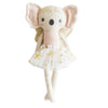 Alimrose Mini Koala Dress Up Ivory Gold