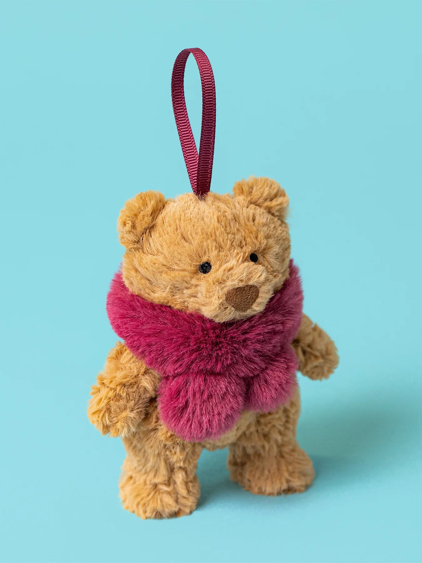 Jellycat Bartholomew Bear Winter Warmer Decoration 10cm