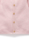 Purebaby Textured Cardigan - Pink