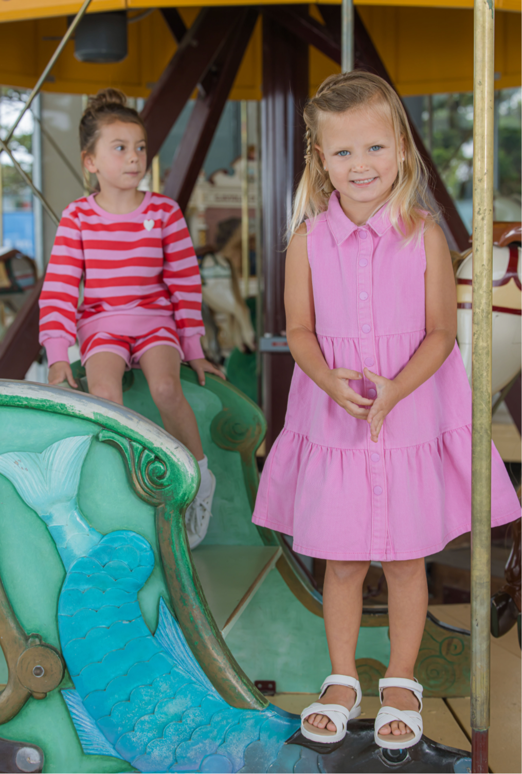 Milky Pink Twill Dress