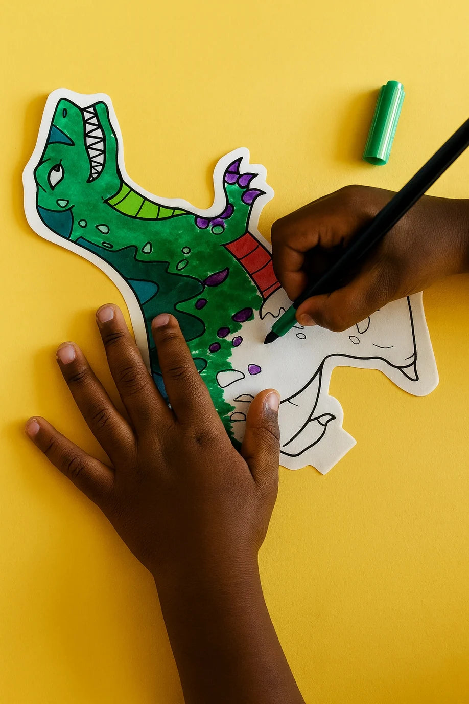 Inflatable Colouring Toy - Dinosaur